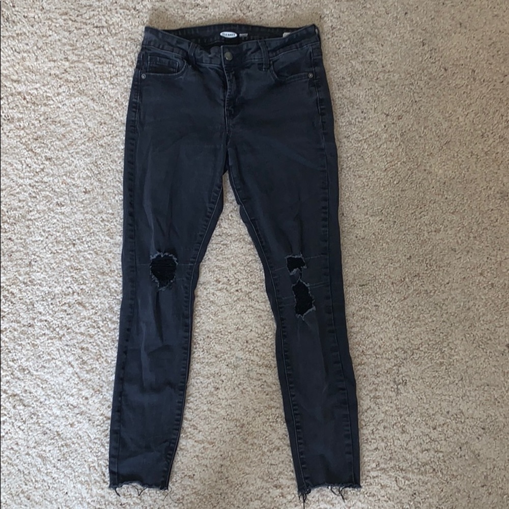 Women’s, size 6, old navy, black skinny jeans